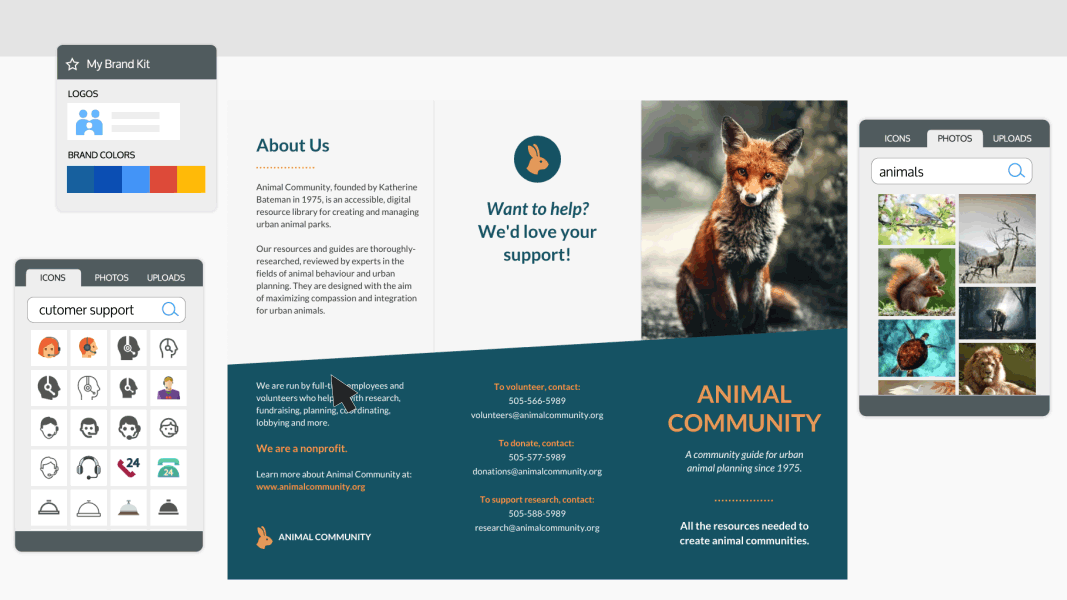 Venngage Online Brochure Maker