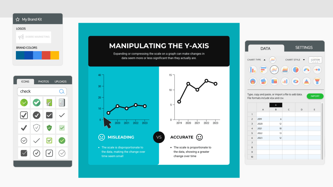 Venngage Line Graph Maker