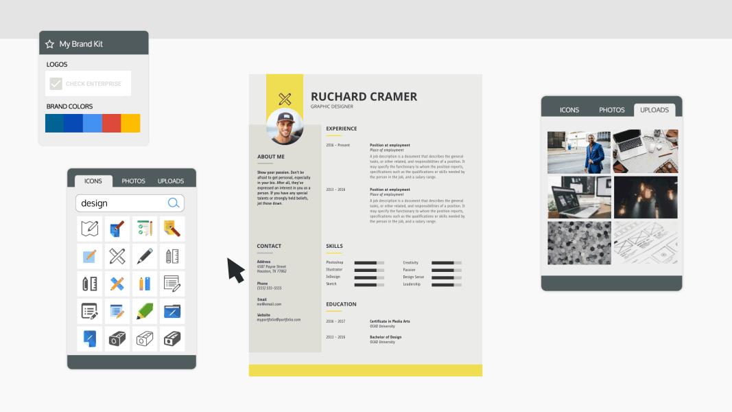 Venngage Resume & CV Maker