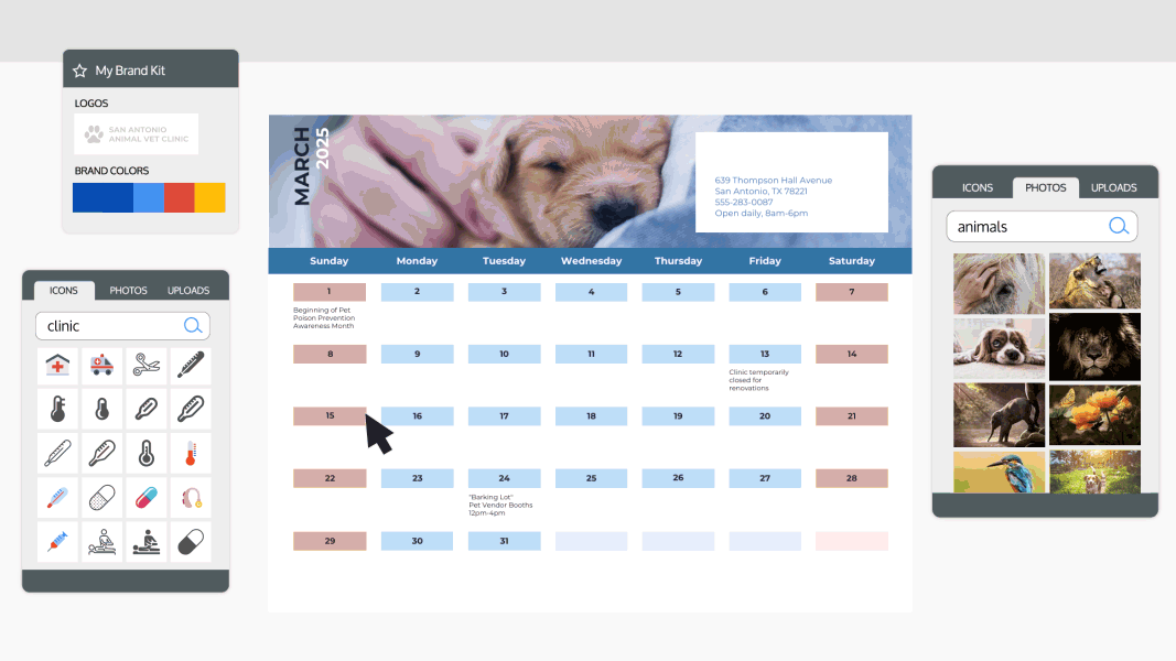 Venngage Custom Calendar Maker