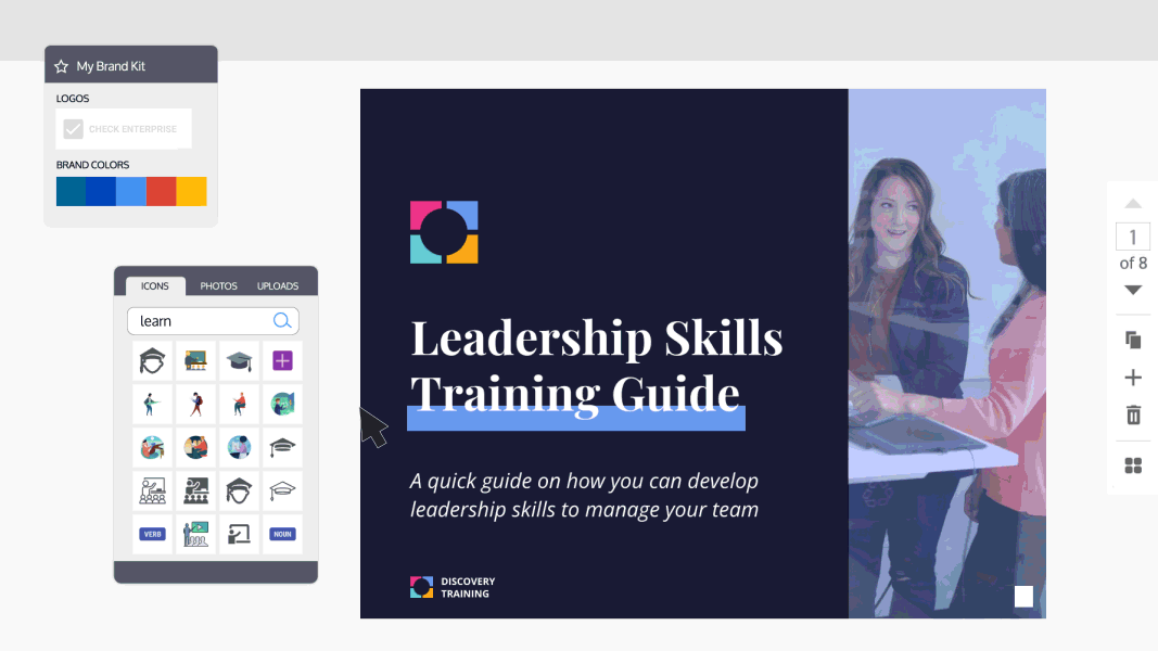 Venngage's eBook Maker Online