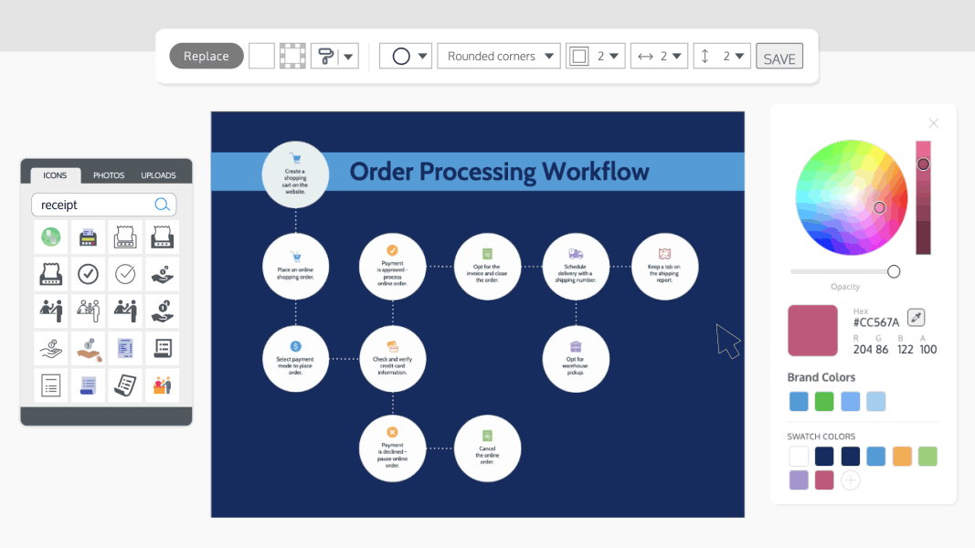 Venngage Use Case Diagram Maker