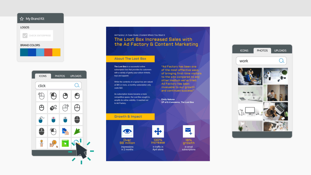 Venngage Case Study Creator