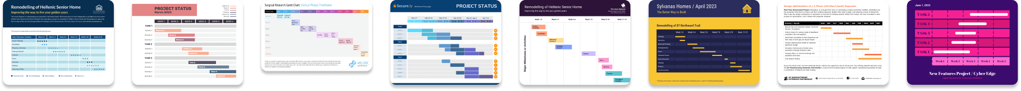 Gantt Chart Templates Gantt Chart Templates